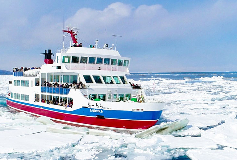 北海道破冰船+北國玩雪三合一×三大蟹吃到飽六日～北一硝子館‧旭川動物園‧摩周湖‧然別湖愛努冰村‧白色戀人公園(泰越捷)
