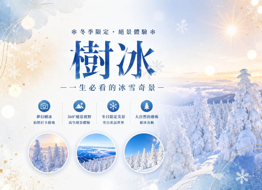 【熱賣東北藏王樹冰6日】高雄出發.雪上活動.銀山秘境.大內宿.會津若松.米澤牛料理.採草莓.三溫泉.亞航