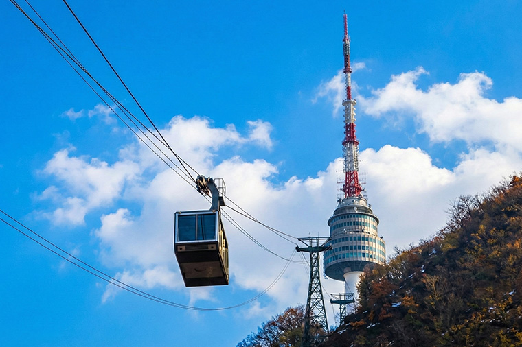 超威韓國雙纜車新潮玩法五天《不走人蔘保肝》雪嶽山國家公園、首爾明洞、南山公園纜車、水果大福DIY+韓服體驗【台中德威】